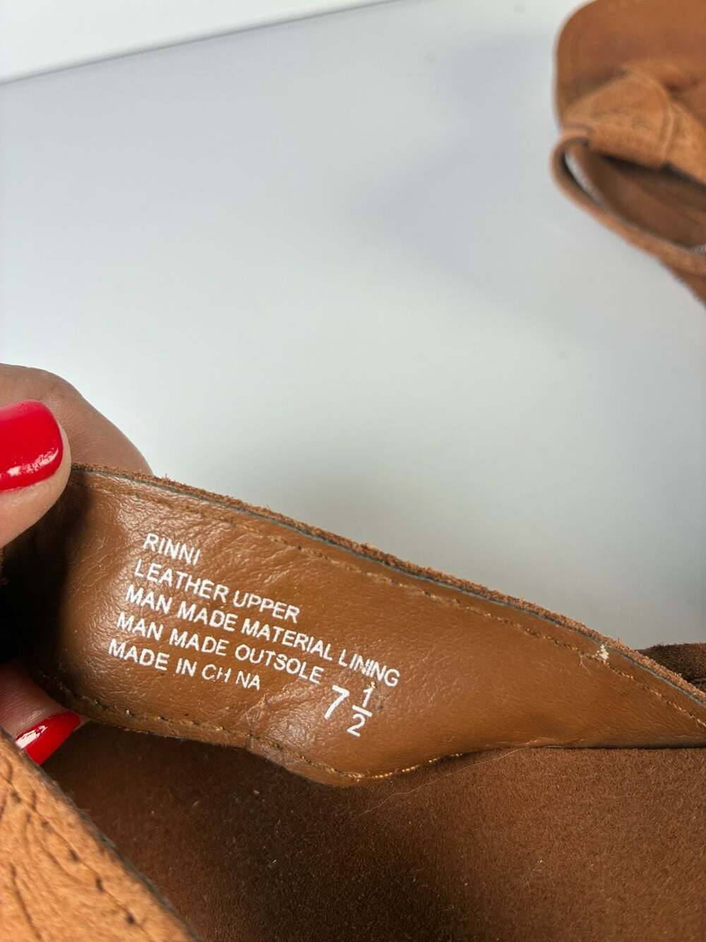 Yellow Box Chellie Platform Thong Sandals in Tan - Picture 8 of 9